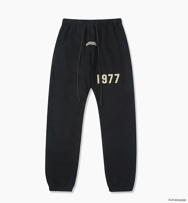 ESSENTIALS 1977 Casual Style Black Pants