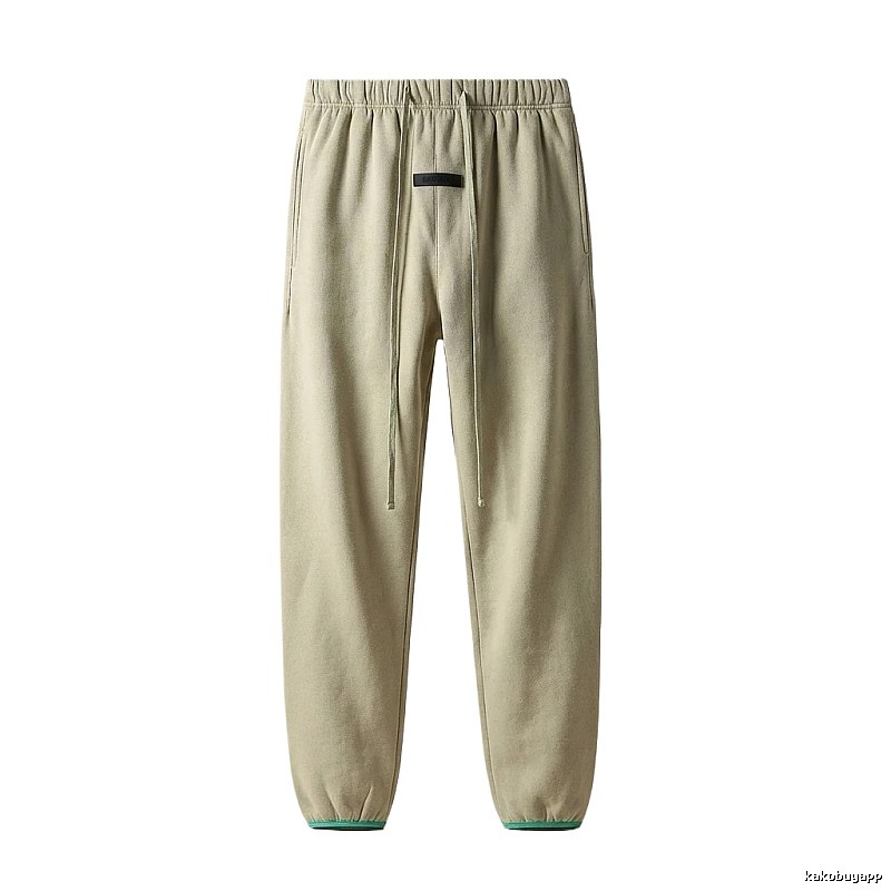 ESSENTIALS Basic Casual Khaki Pants