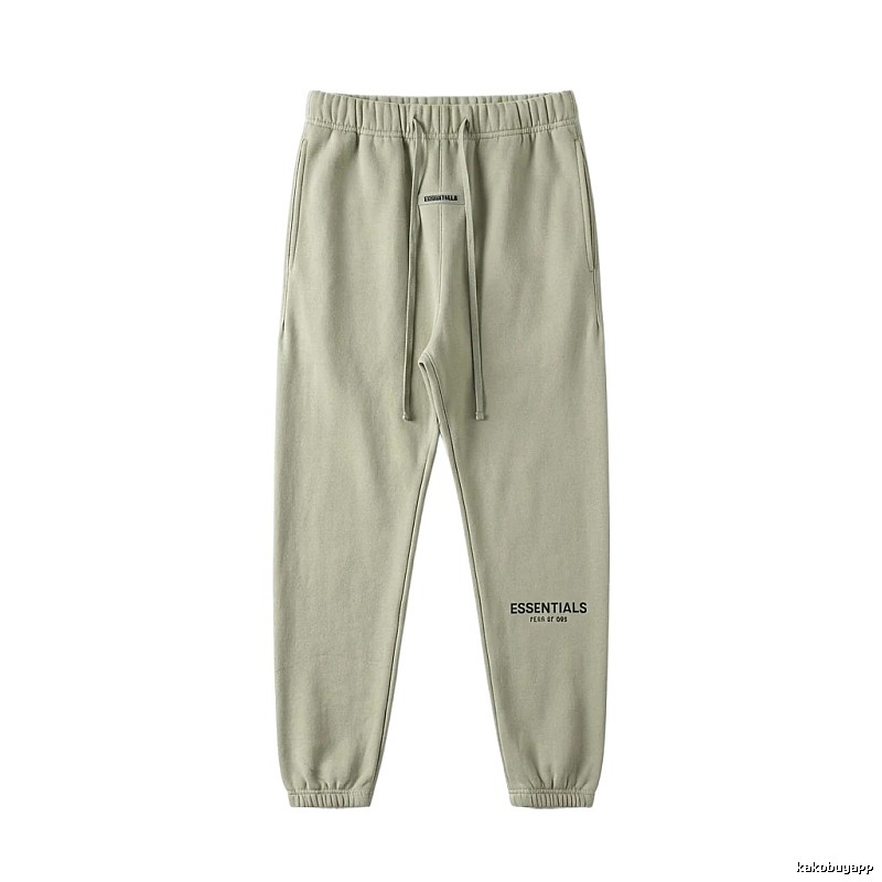 ESSENTIALS Basic Casual Khaki Pants