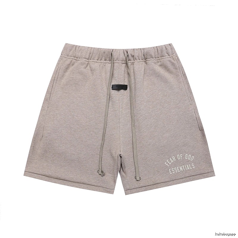 ESSENTIALS Casual Light Grey Shorts