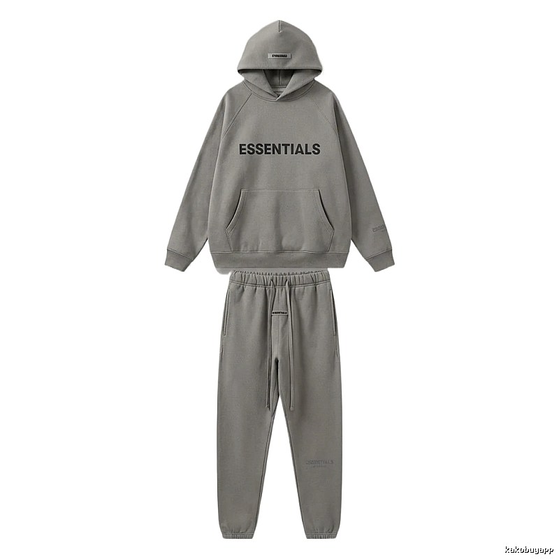 ESSENTIALS grey casual suit