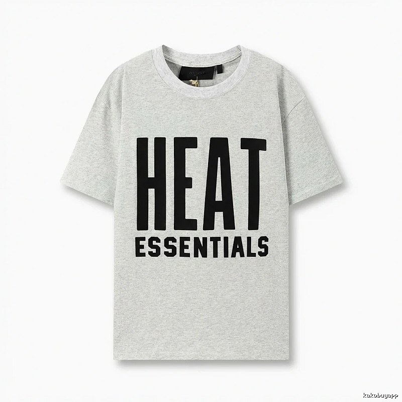 ESSENTIALS HEAT Series Grey T-shirt