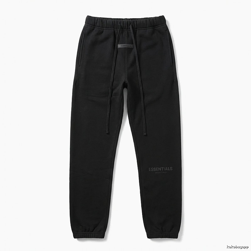 ESSENTIALS minimalist black sweatpants