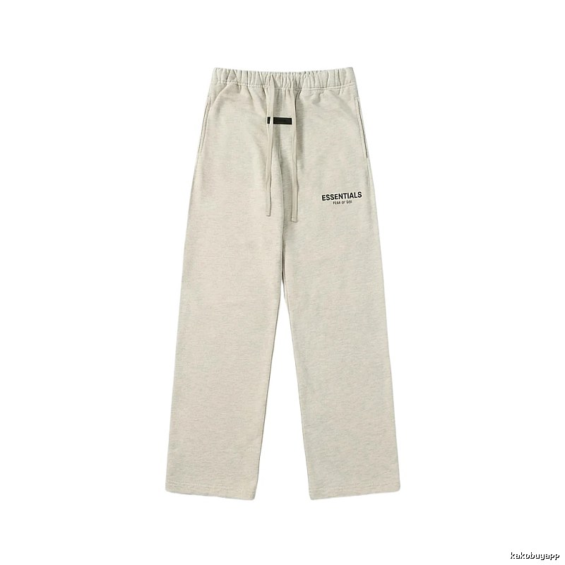 ESSENTIALS minimalist light gray sweatpants
