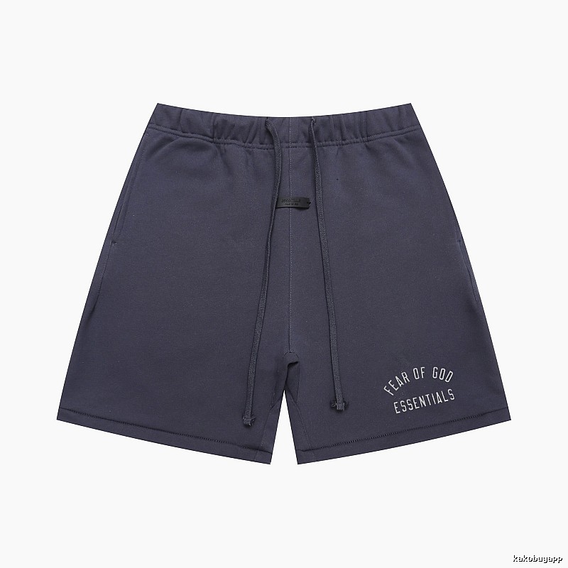ESSENTIALS minimalist style dark gray shorts