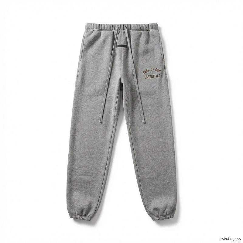 ESSENTIALS minimalist style grey sweatpants