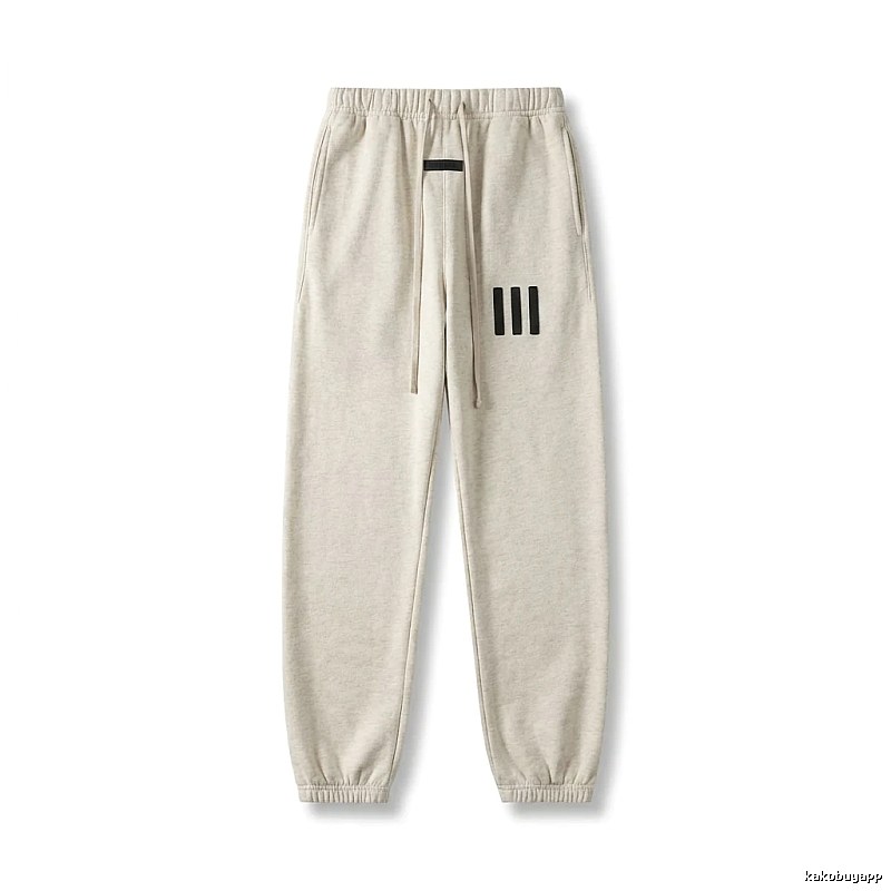 ESSENTIALS minimalist style light gray sweatpants
