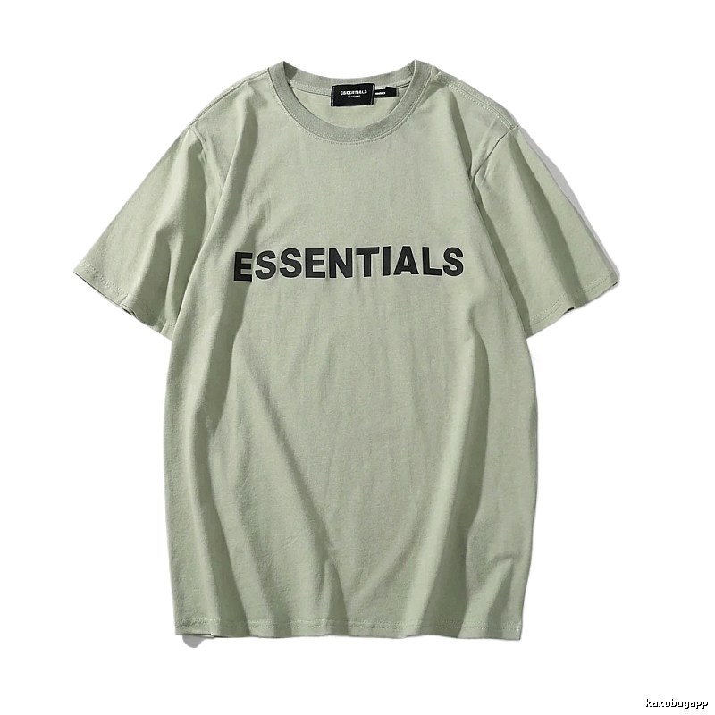 ESSENTIALS minimalist style light green T-shirt