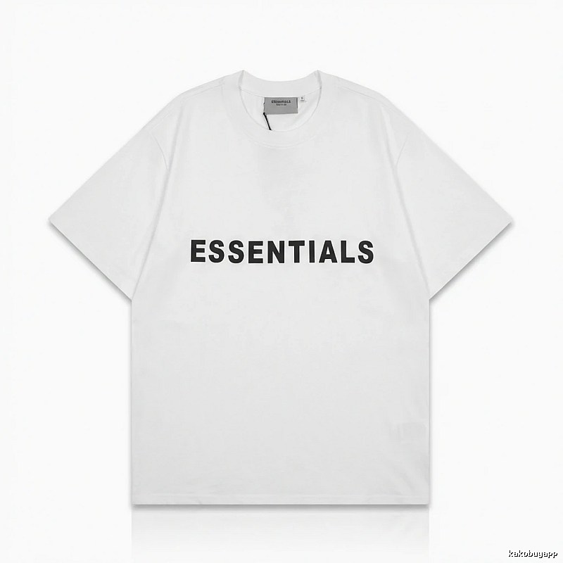ESSENTIALS minimalist style white T-shirt