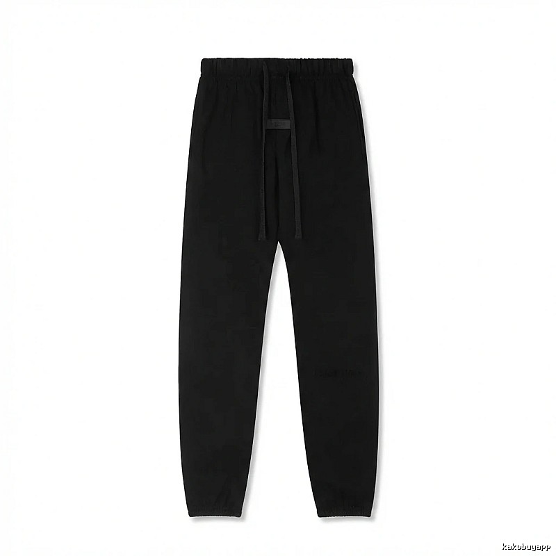 ESSENTIALS Simple Style Black Sweatpants