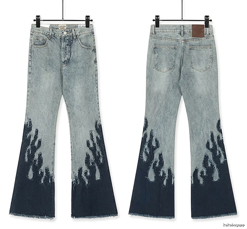 Gallery Dept Flame Wind Blue Jeans