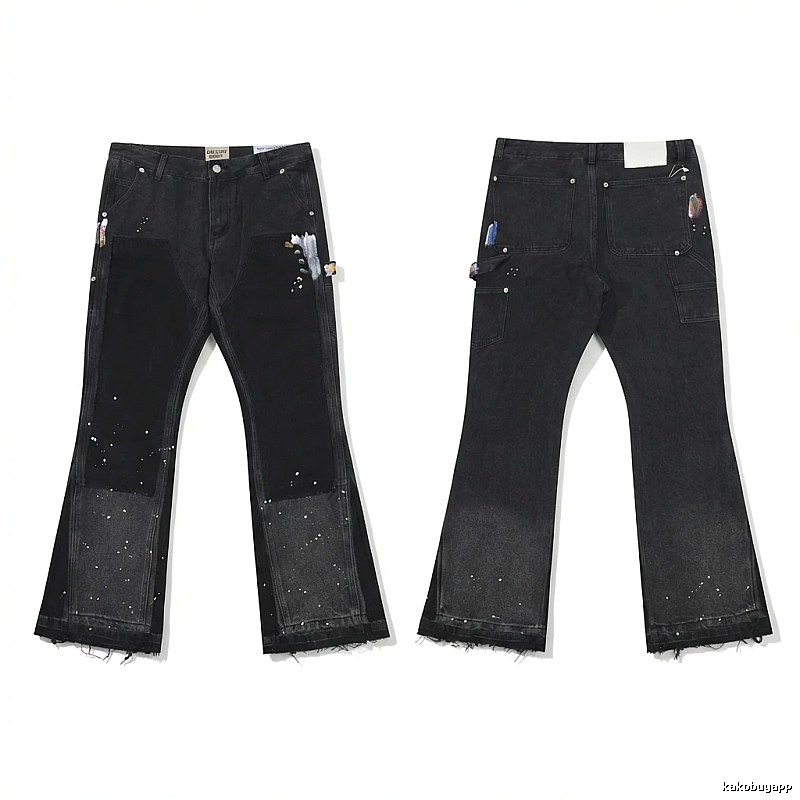 Gallery Dept Graffiti Style Black Jeans