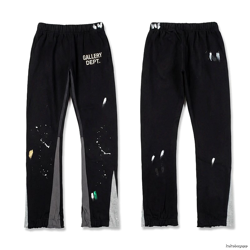 Gallery Dept Graffiti Style Black Long Pants