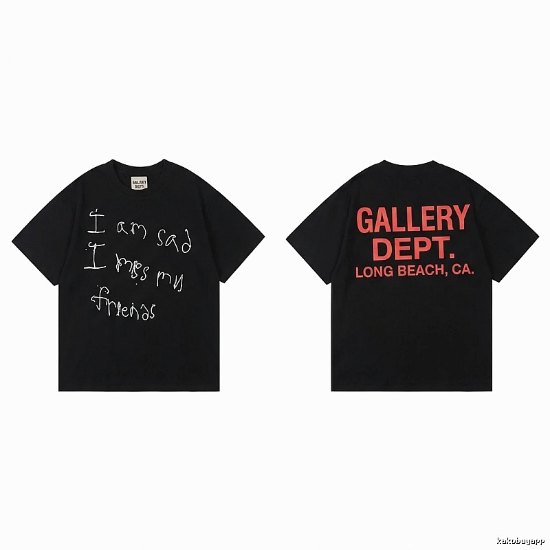 Gallery Dept Graffiti Style Black T-shirt