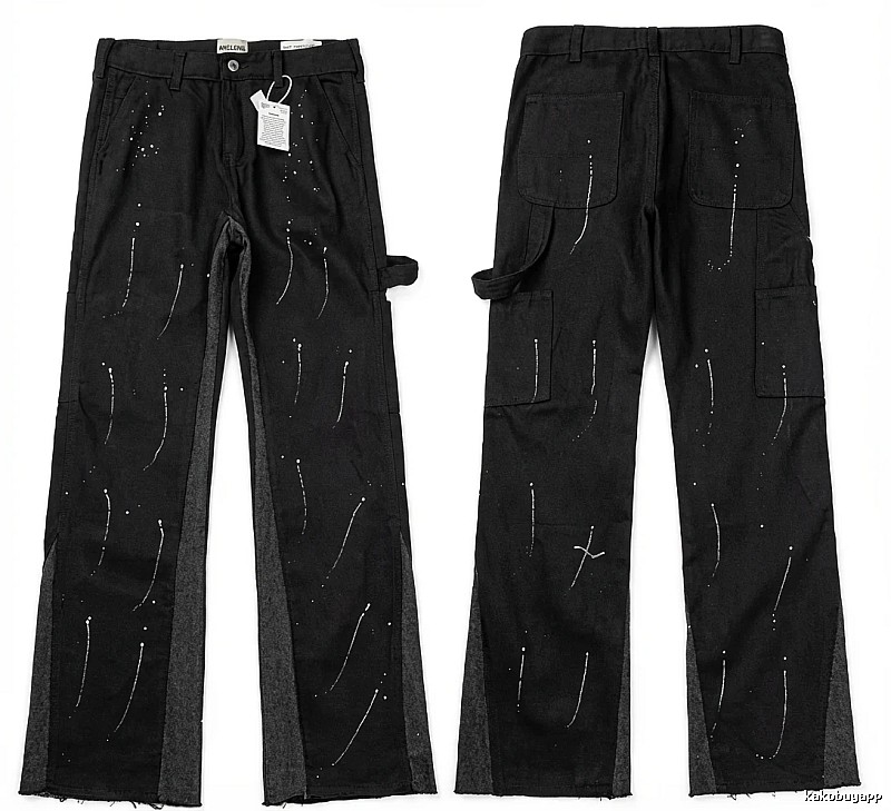 Gallery Dept Graffiti Style Black Work Pants