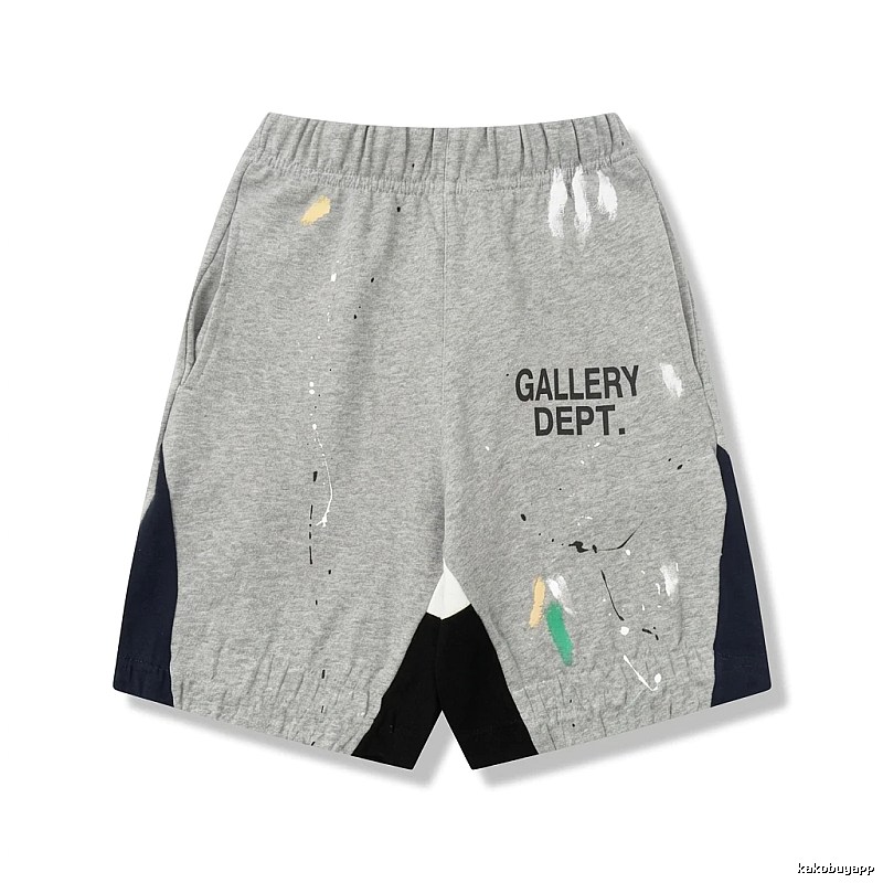 Gallery Dept Graffiti Style Grey Shorts