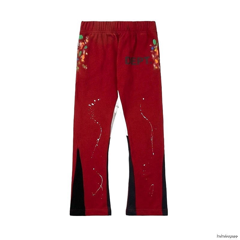 Gallery Dept Graffiti Style Red Pants