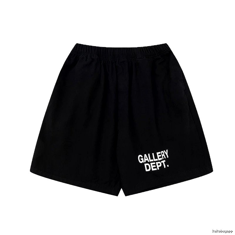 Gallery Dept minimalist style black shorts