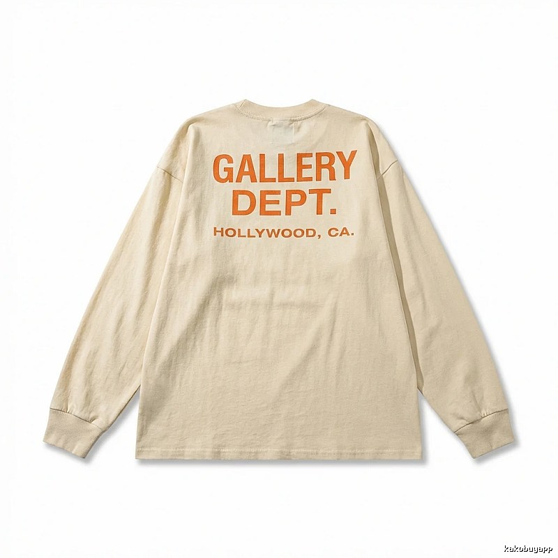 Gallery Dept retro-style beige long-sleeve