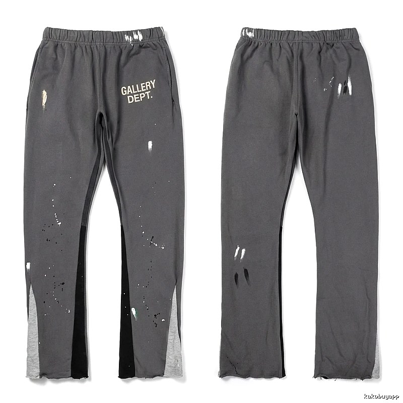 Gallery Dept Ripped Grey Sweatpants