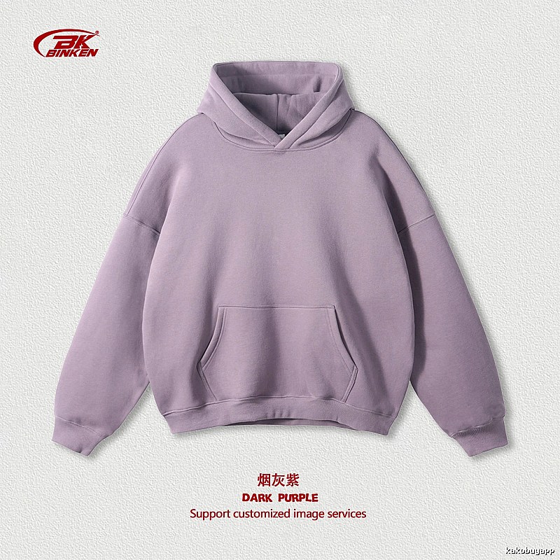 Gift Ready Pullover hoodie Navy Blank Kangaroo with Standout Detail