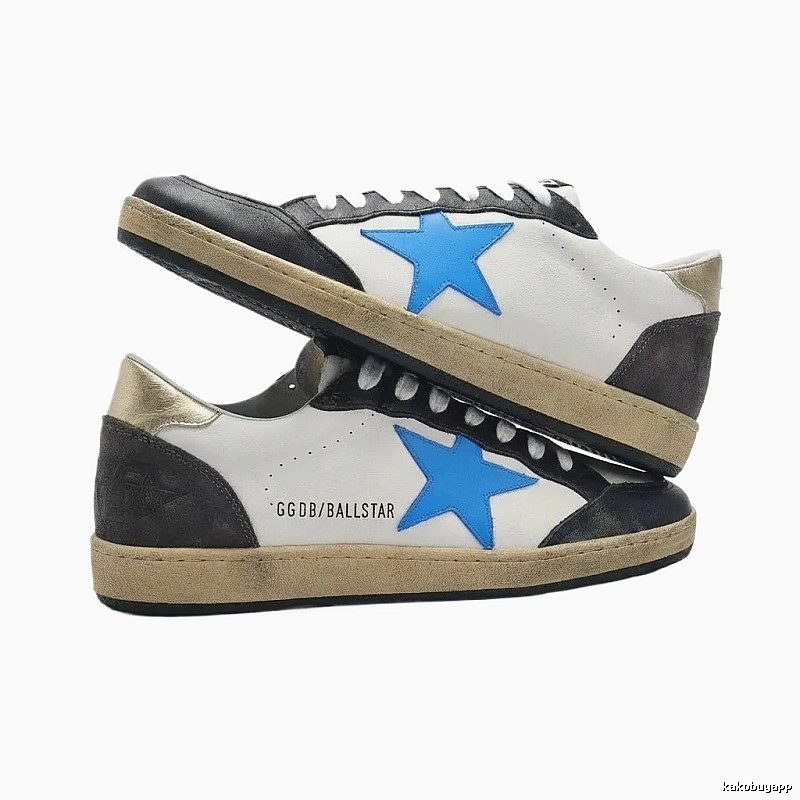 Golden Goose Ballstar Blue Star Retro Shoes