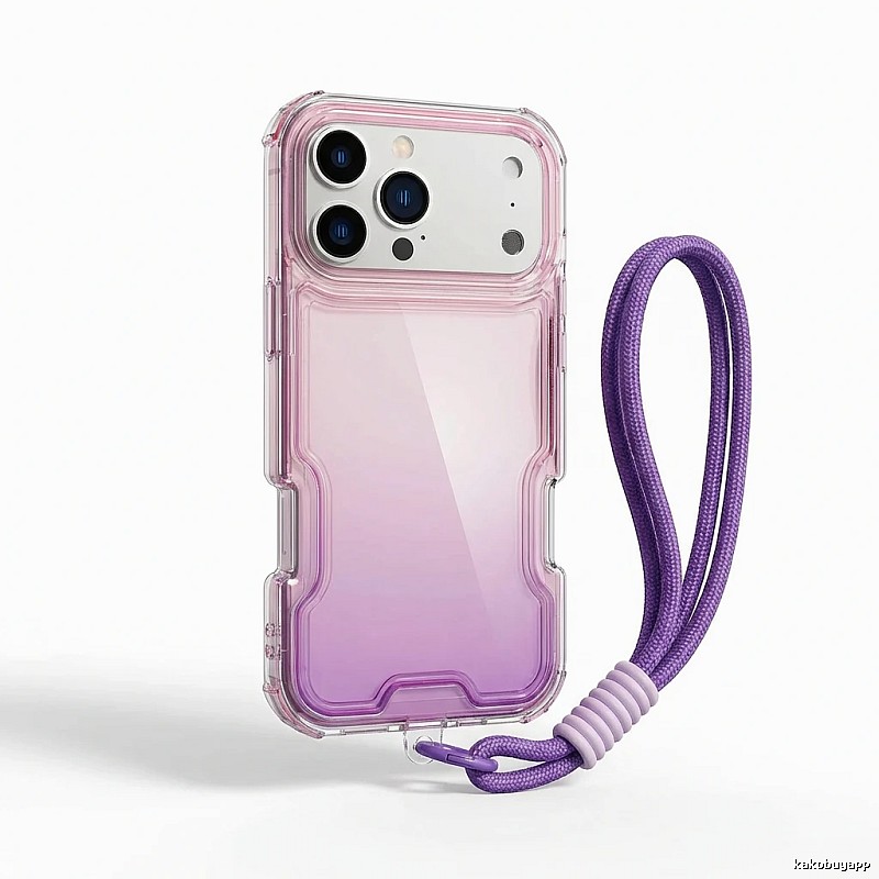 Gradient and Transparent Style iPhone Case for Trendy Brands