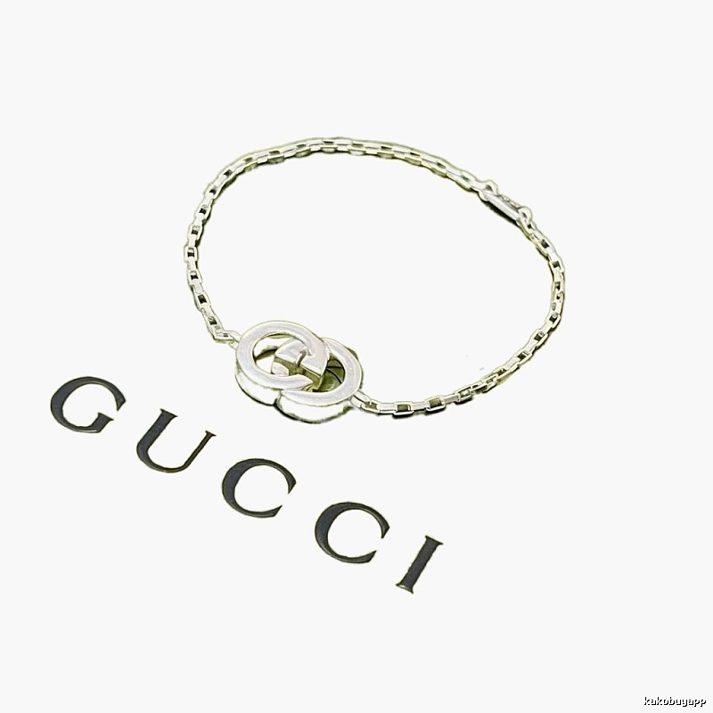 Gucci Double G Sterling Silver Bracelet