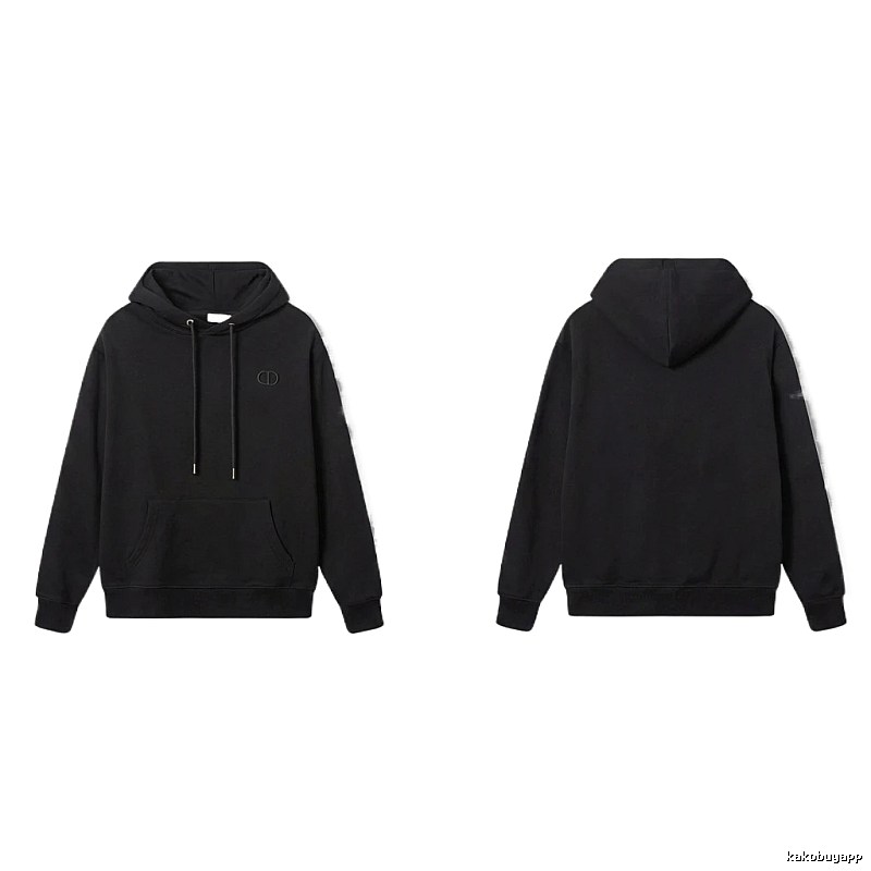 Gucci minimalist style black hoodie