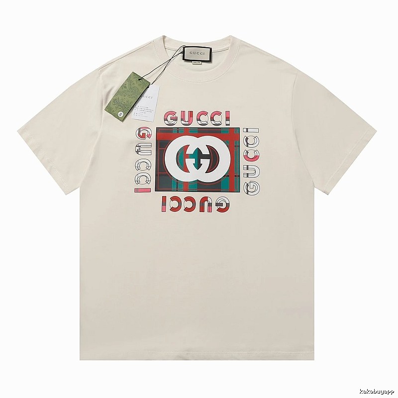 Gucci printed fashion white T-shirt