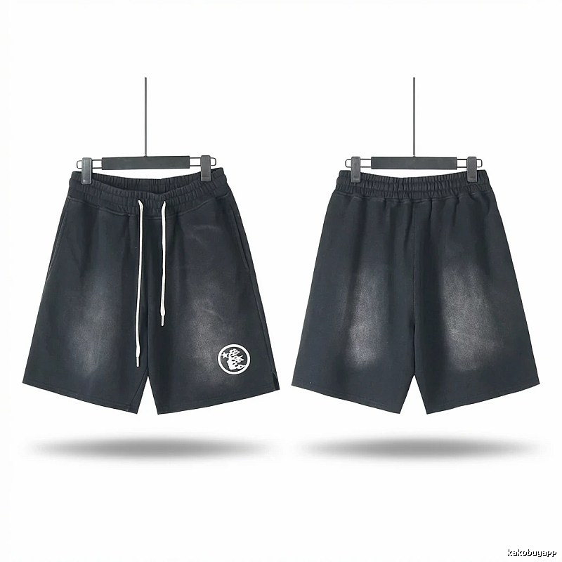Hellstar dark style black shorts