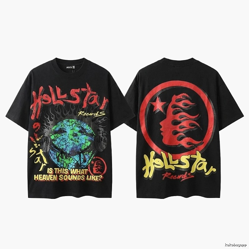 Hellstar Trendy Style Black T-shirt