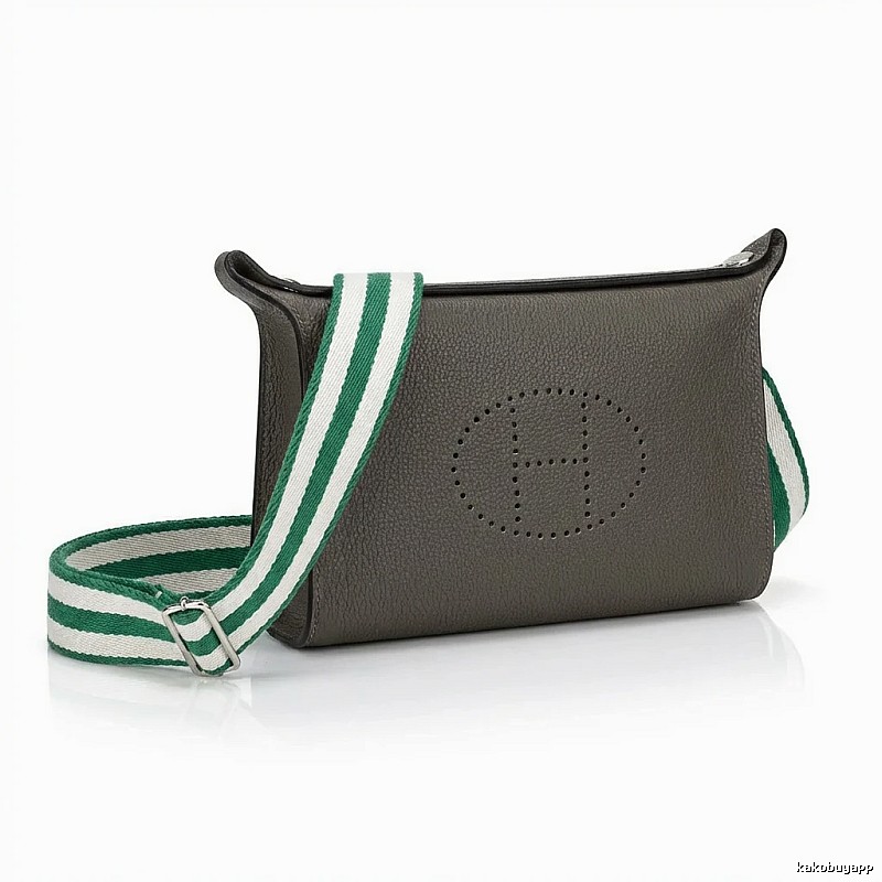 Hermes Constance retro-style grey bag