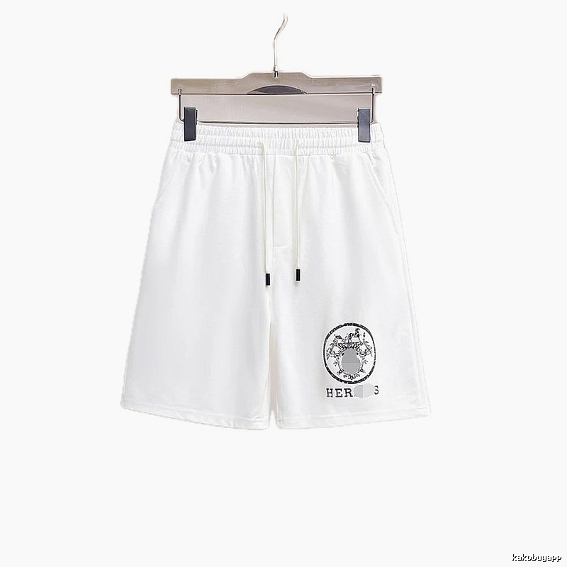 Hermès Printed Casual Style White Shorts