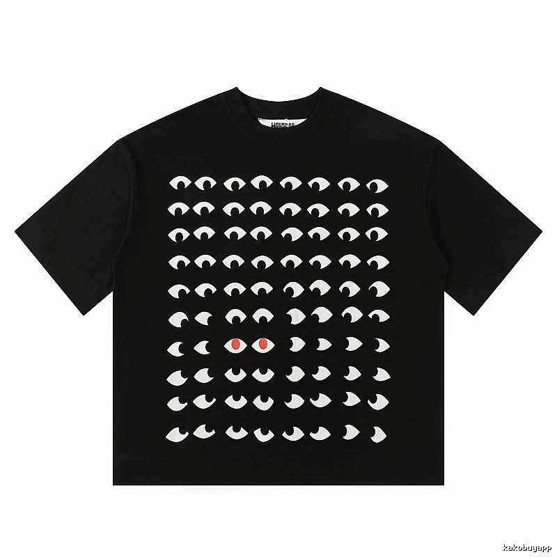 House of Errors Dark Trendy Cool Black Short-sleeve