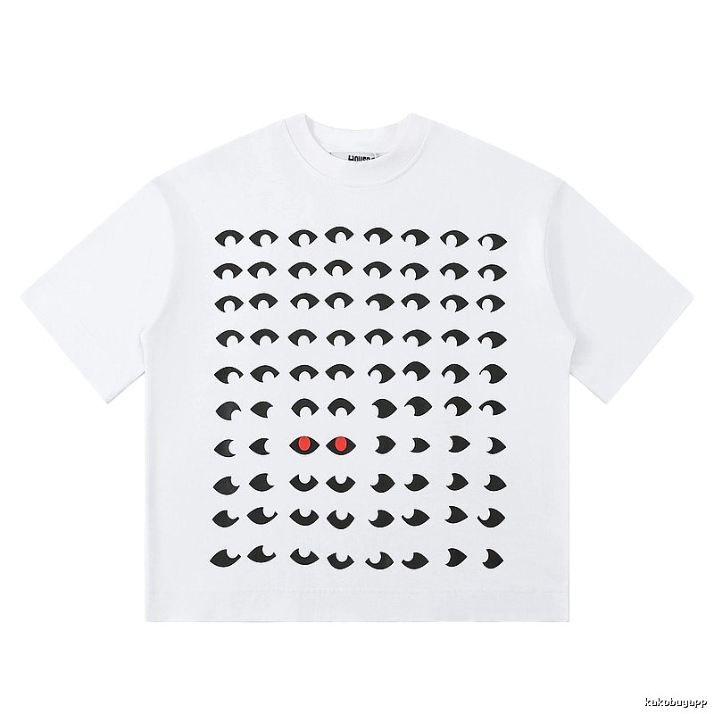 House of Errors Eye Print White T-shirt
