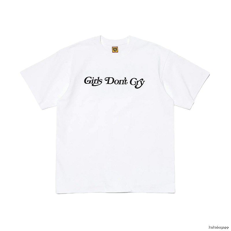 HUMAN MADE Co-branded Japanese Streetwear White Printed T-Shirt
