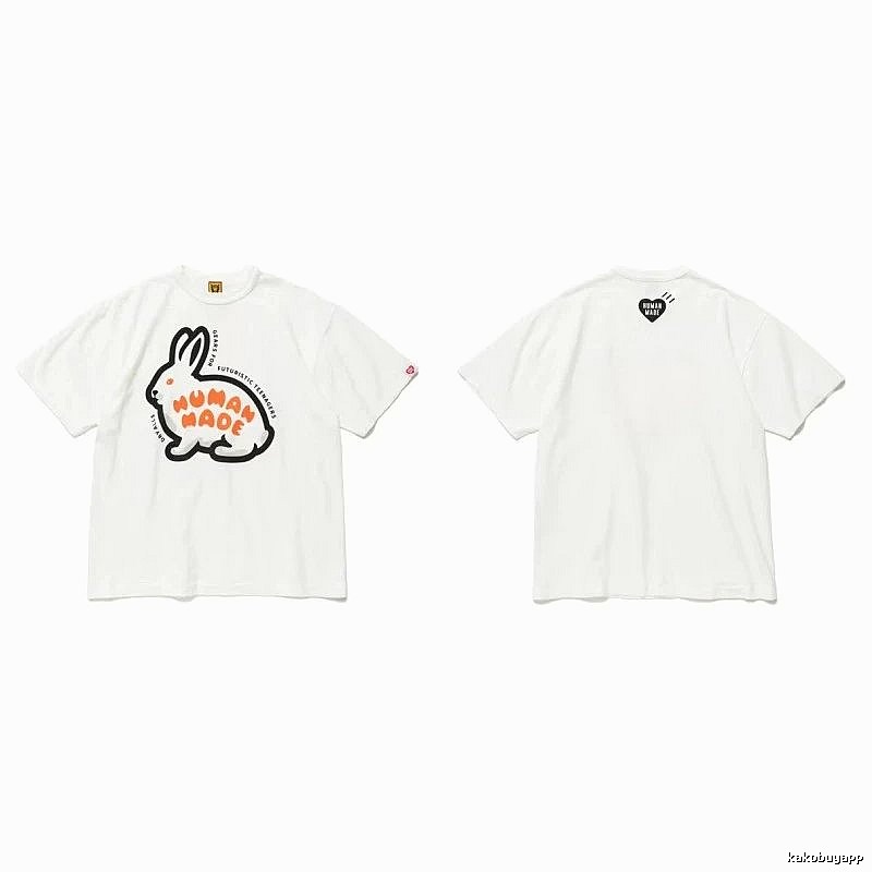 Human Made Daily Heart logo T-shirt Black Green Human with Visual Detail