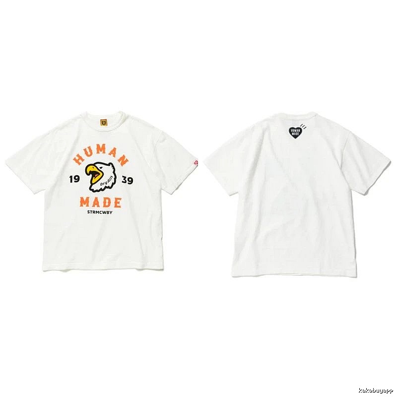 Human Made Urban Heart logo T-shirt Black Green Human with Casual Appeal