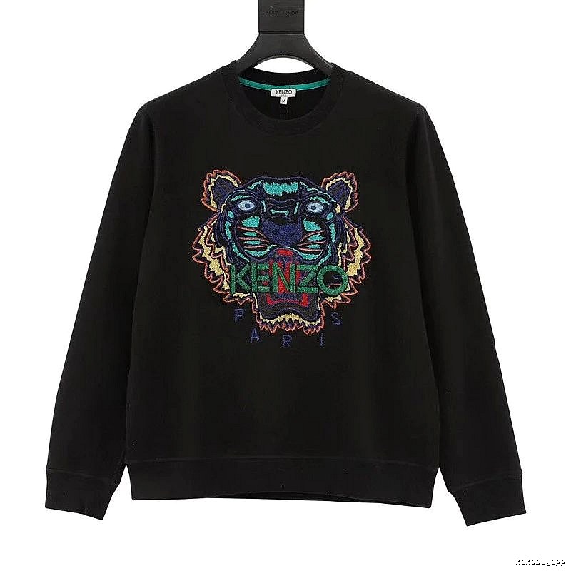 Kenzo Style Kc32 Tiger SweatShirt Campus Look Graphic