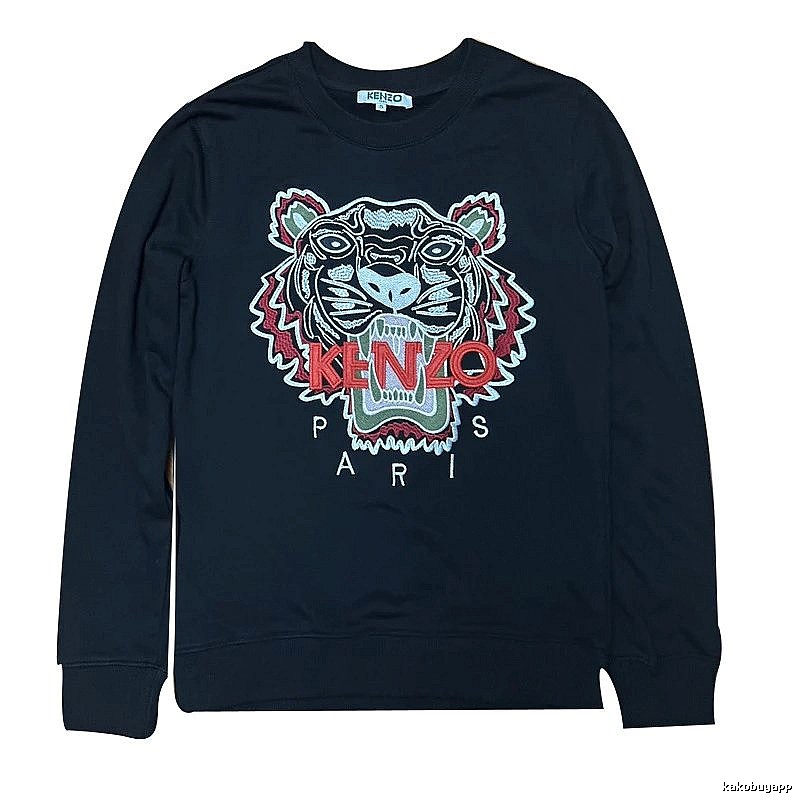 Kenzo Style Kc55 Tiger SweatShirt Casual Layering Graphic