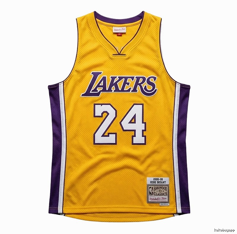 Kobe Kobe No. 24 yellow jersey