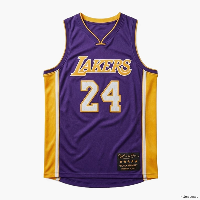 Kobe Lakers No. 24 basketball jersey