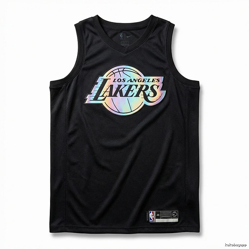 LBJ Lakers black trendy brand vest