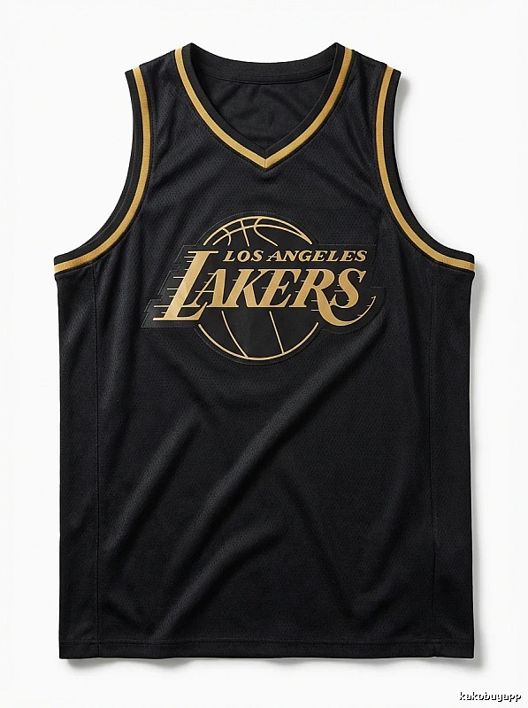 LBJ Lakers retro black jersey