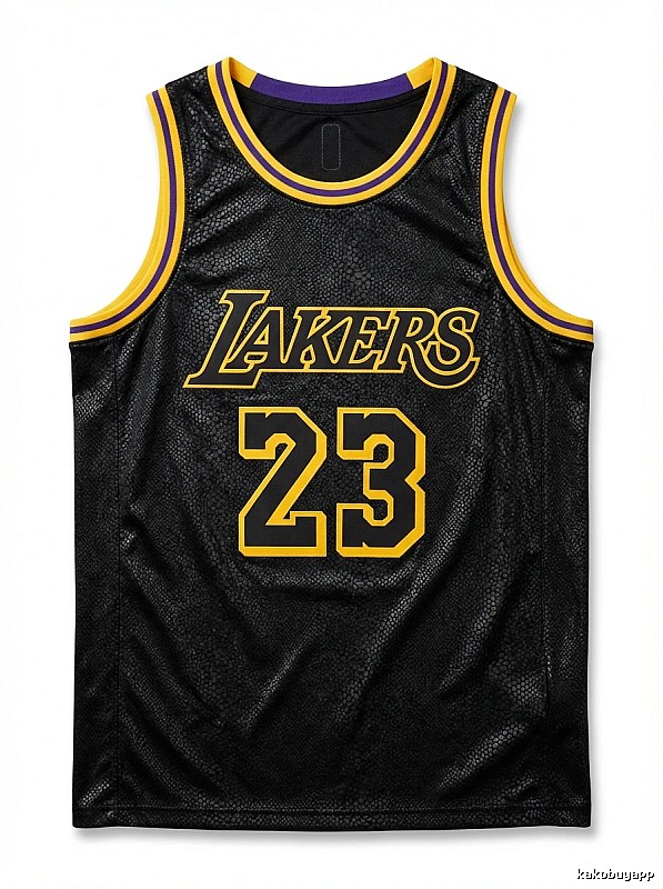 LBJ Lakers retro-style jersey