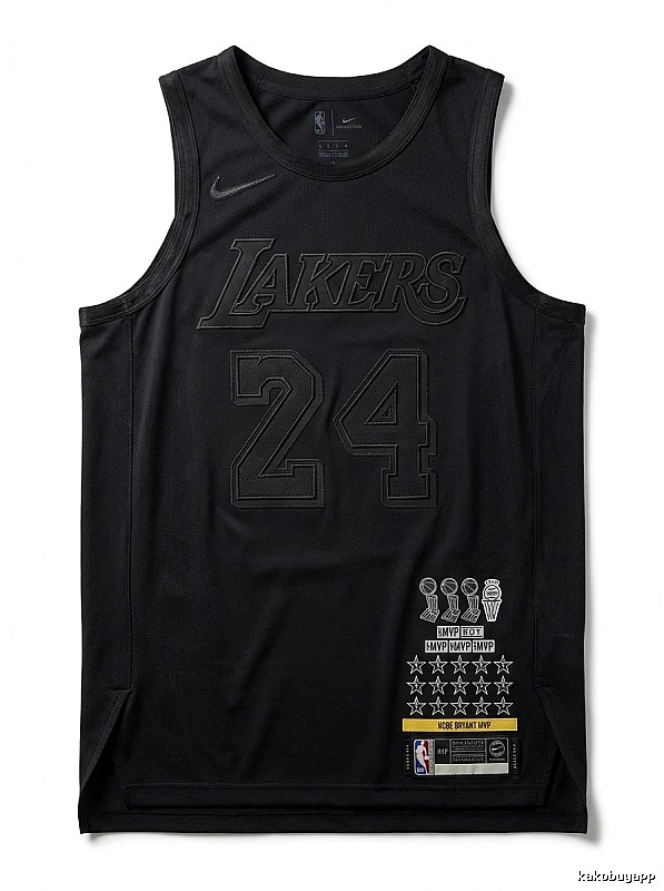 Los Angeles Lakers No. 24 black vest