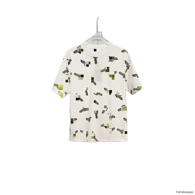 Louis Vuitton All-over Print Streetwear Style White T-Shirt
