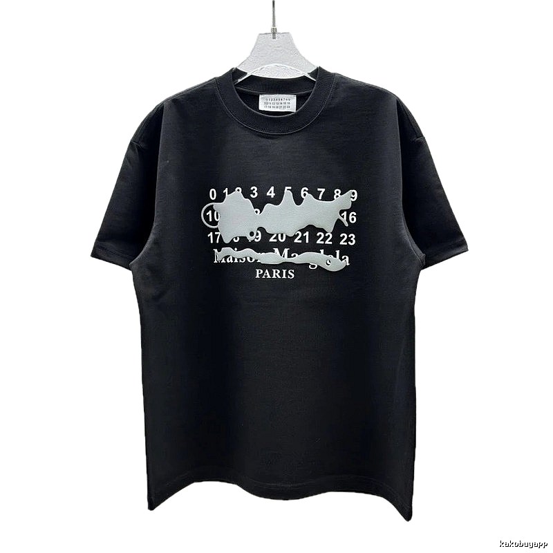 Maison Margiela Digital High Street Black T-shirt
