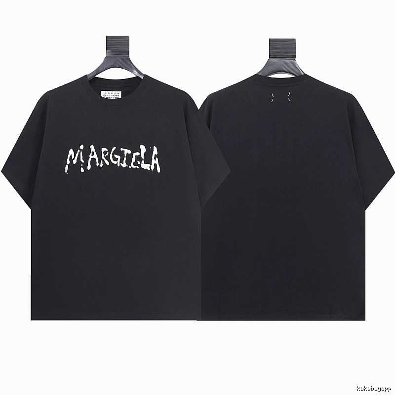 Maison Margiela Graffiti High Street Black Short-sleeve T-shirt